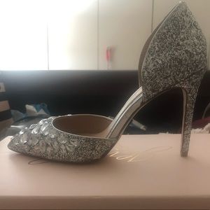 Brand new shoes, bought in a size too small .